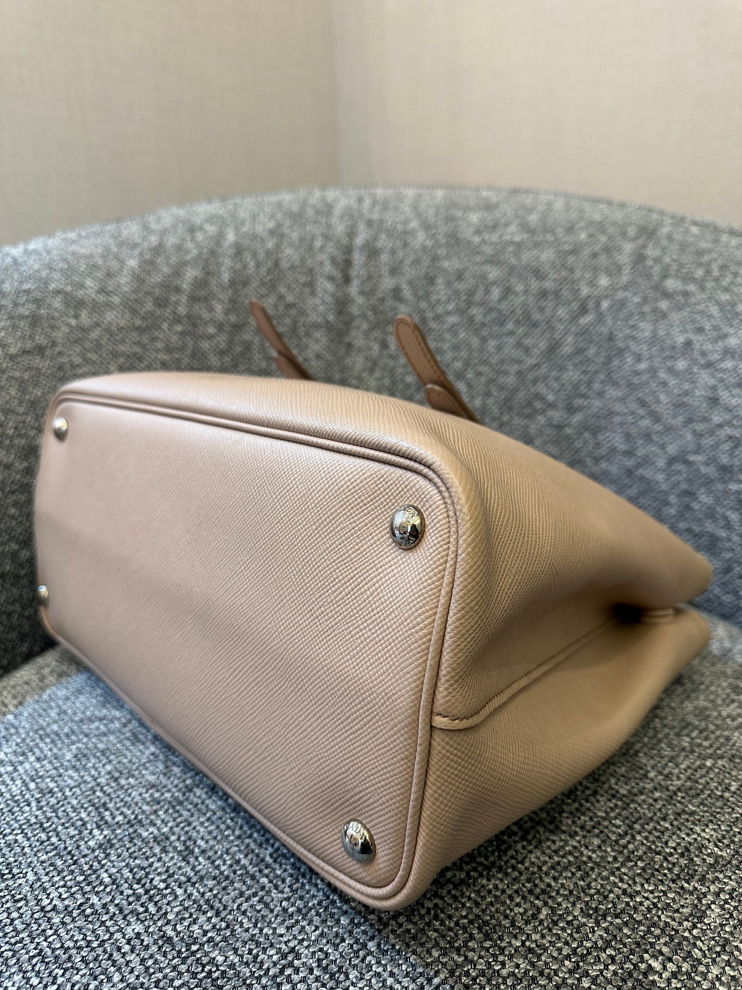 Prada Saffiano Leather Cuir Double Bag