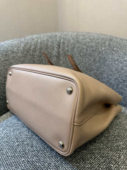 Prada Saffiano Leather Cuir Double Bag