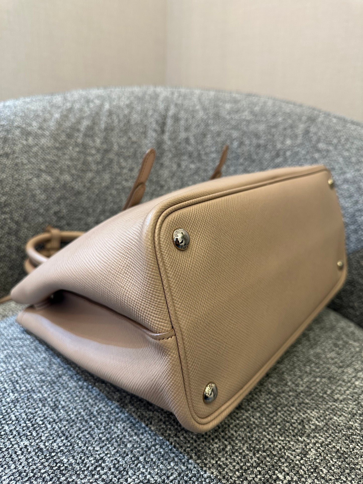 Prada Saffiano Leather Cuir Double Bag