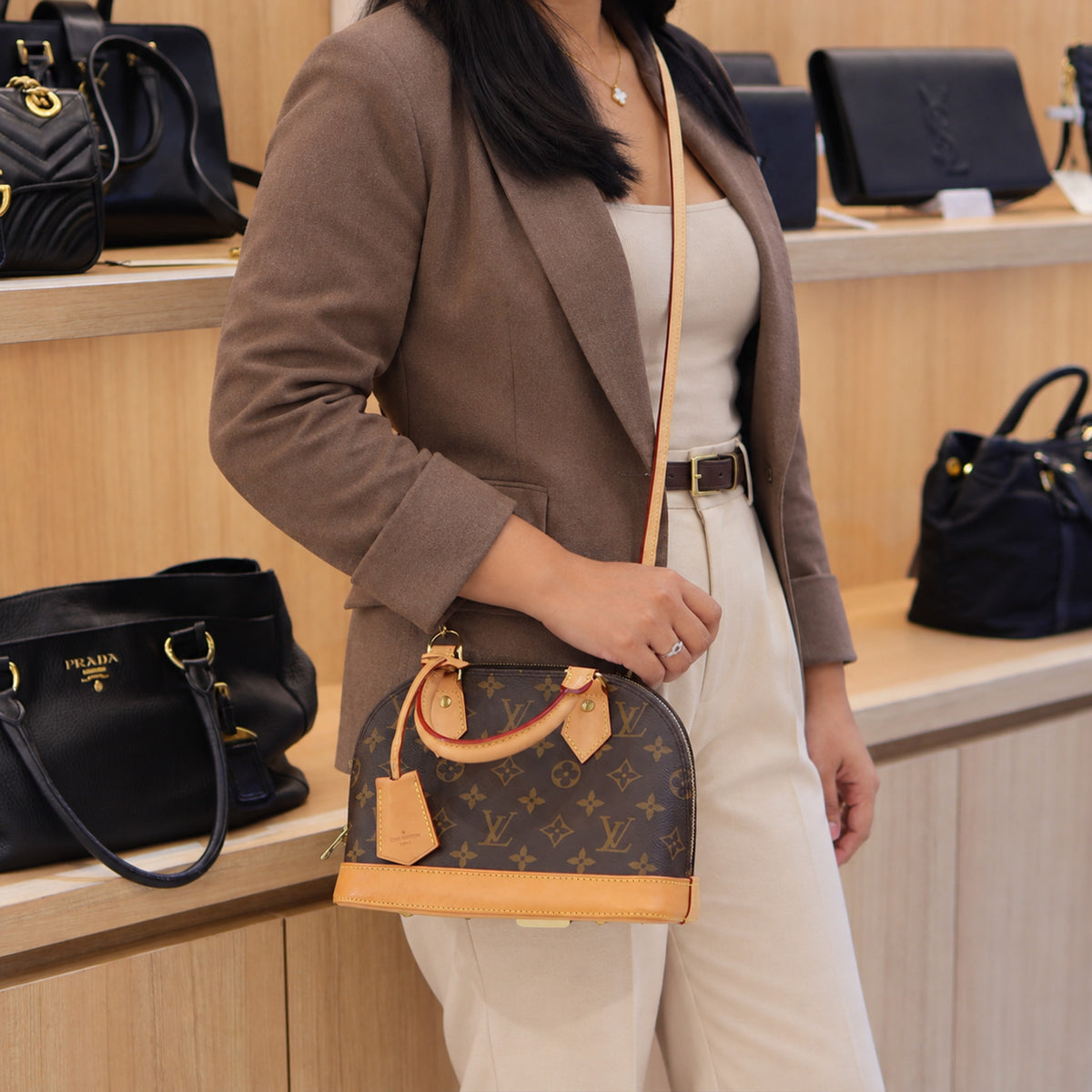 Louis Vuitton Alma BB In Monogram Canvas
