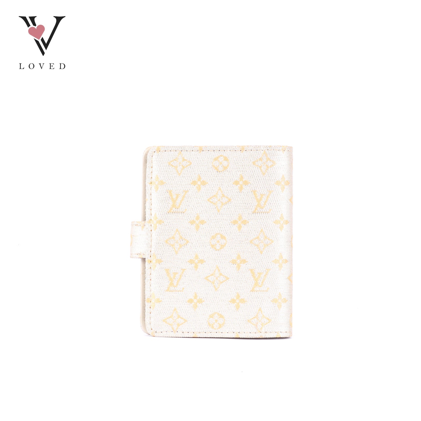 Louis Vuitton Mini Agenda Monogram Shine Silver Day Planner
