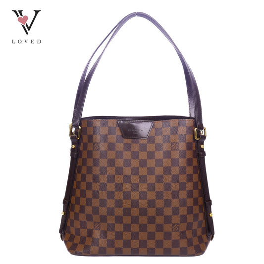 Louis Vuitton Cabas Rivington In Damier Ebene