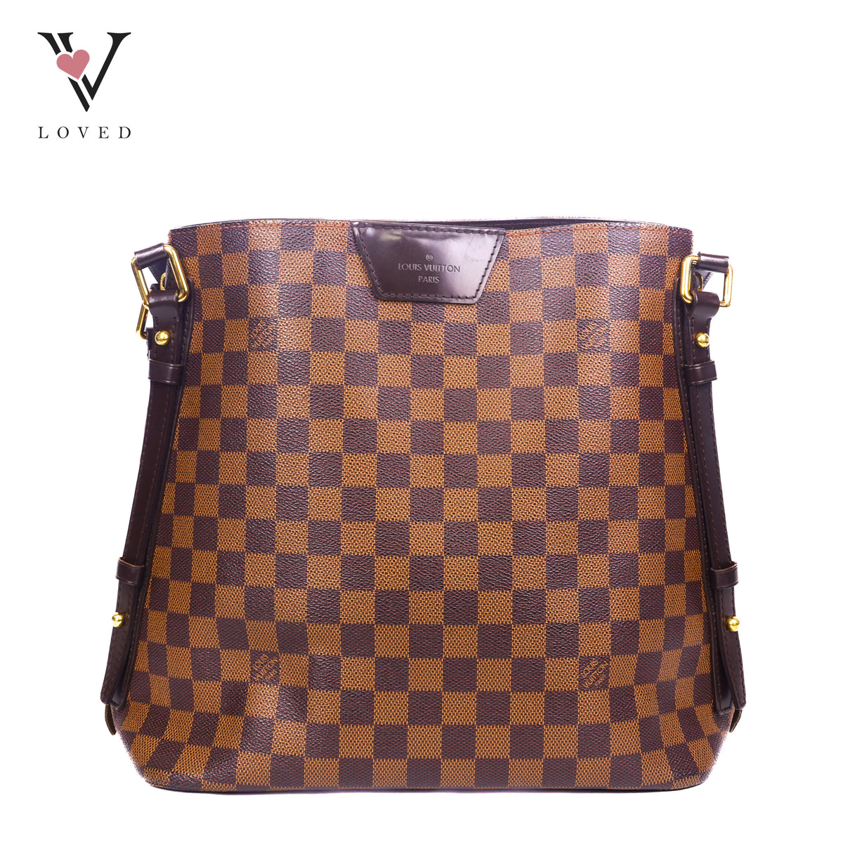 Louis Vuitton Cabas Rivington In Damier Ebene