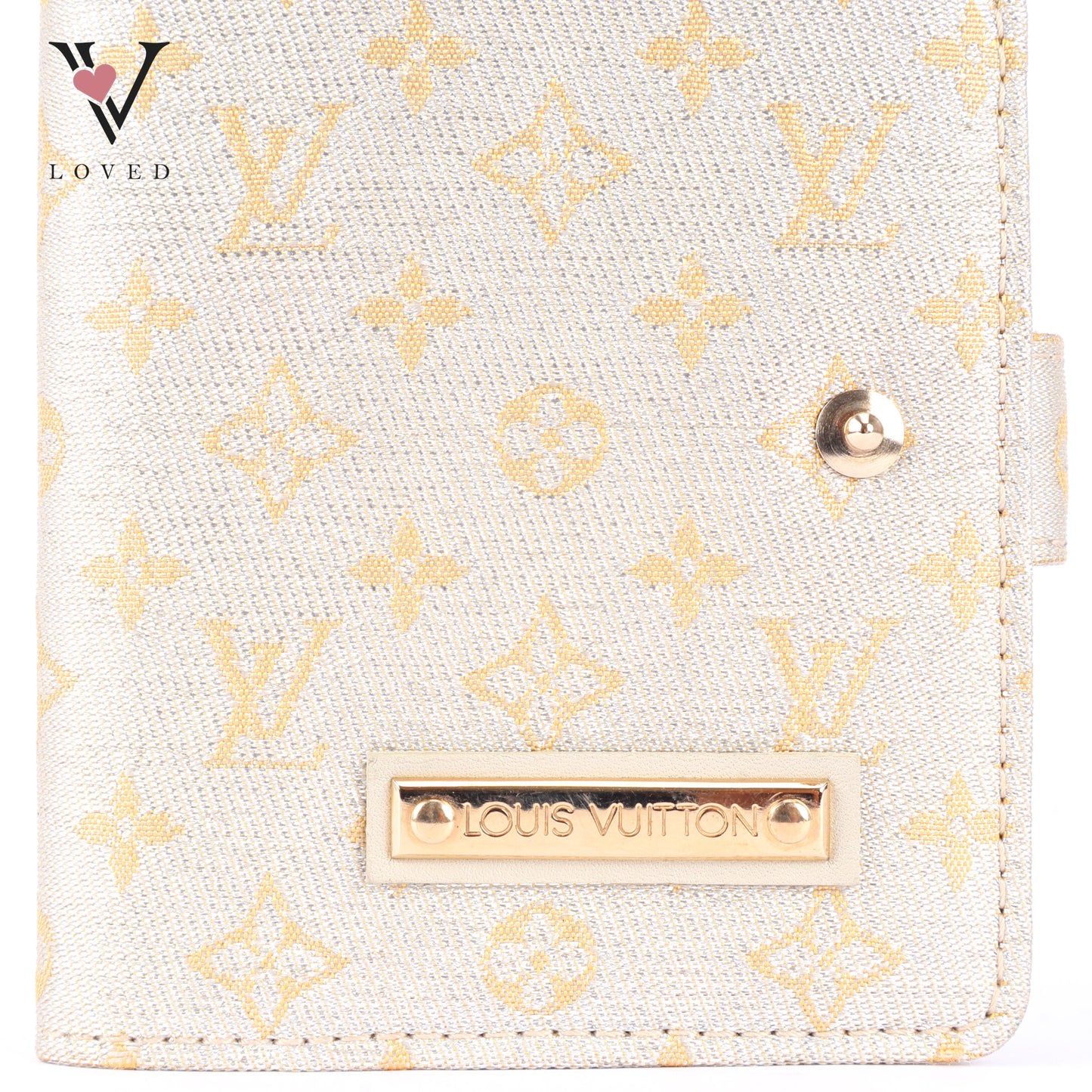 Louis Vuitton Mini Agenda Monogram Shine Silver Day Planner
