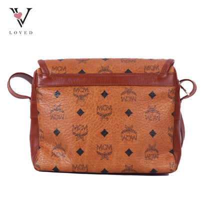 Vintage Visetos Flap Messenger Bag