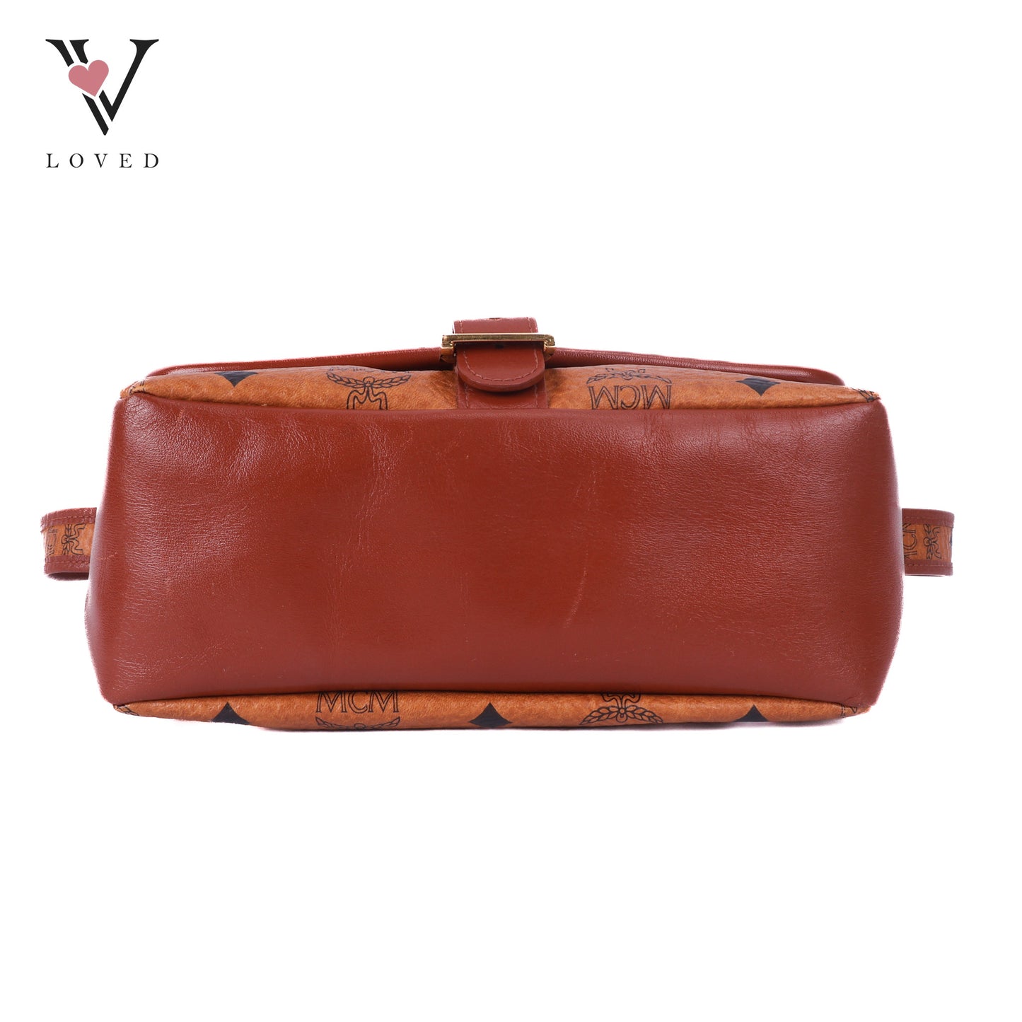 Vintage Visetos Flap Messenger Bag