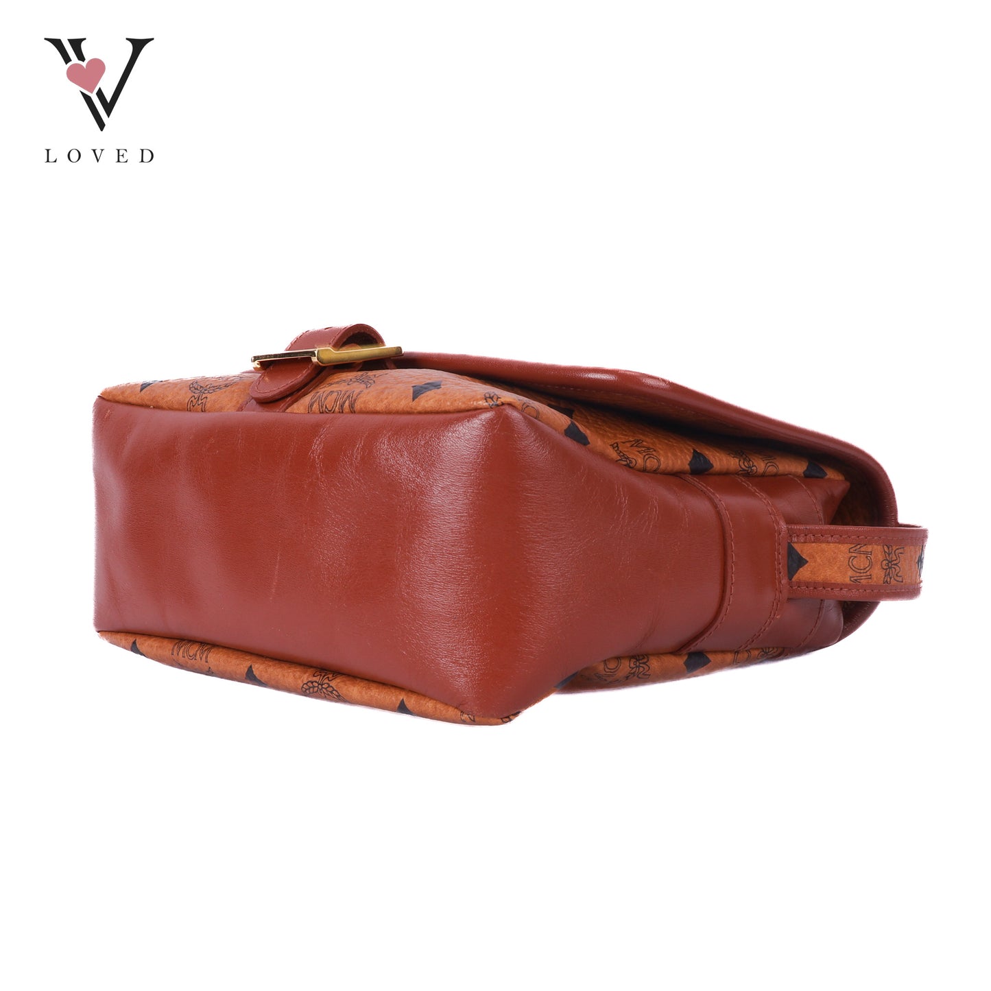 Vintage Visetos Flap Messenger Bag