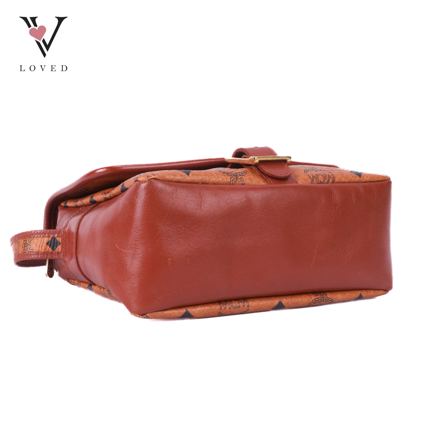 Vintage Visetos Flap Messenger Bag