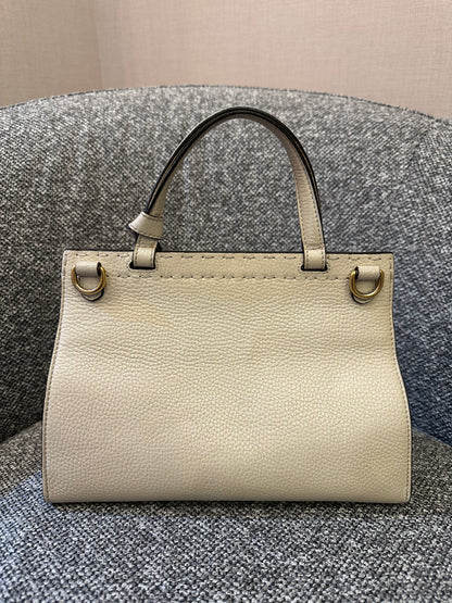 Gucci GG Marmont MIni Top Handle Bag in White