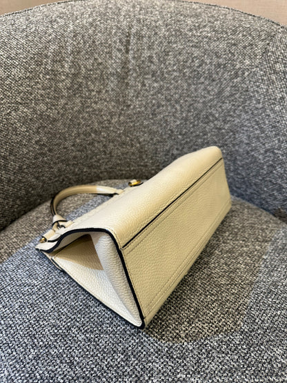Gucci GG Marmont MIni Top Handle Bag in White