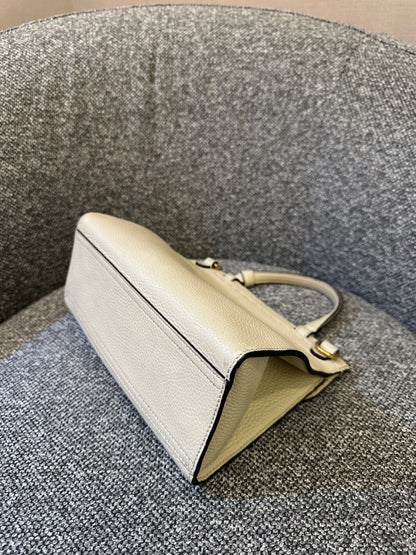 Gucci GG Marmont MIni Top Handle Bag in White