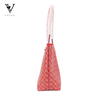 Collins Logo Print Tote Bag
