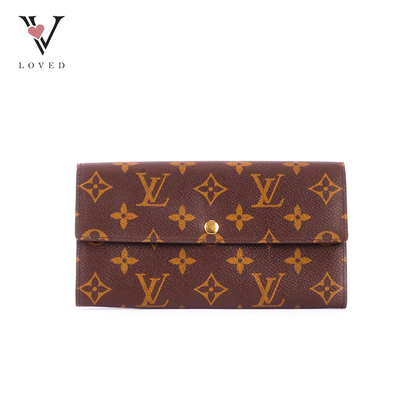 Louis Vuitton Sarah Wallet in Classic Monogram Canvas