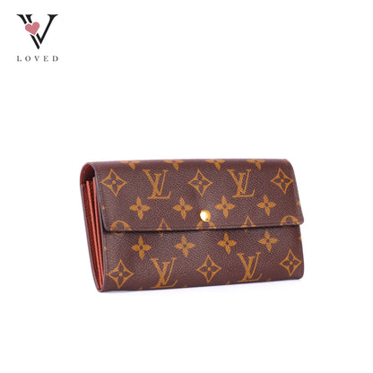 Louis Vuitton Sarah Wallet in Classic Monogram Canvas