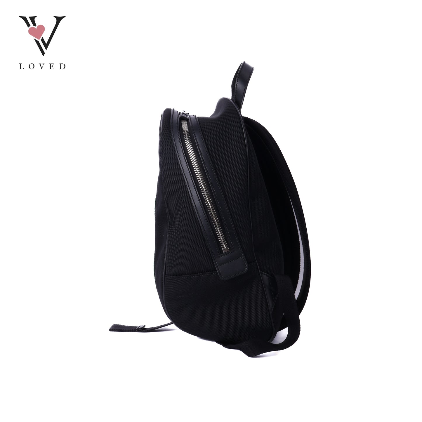 Black Canvas Techno Web Backpack