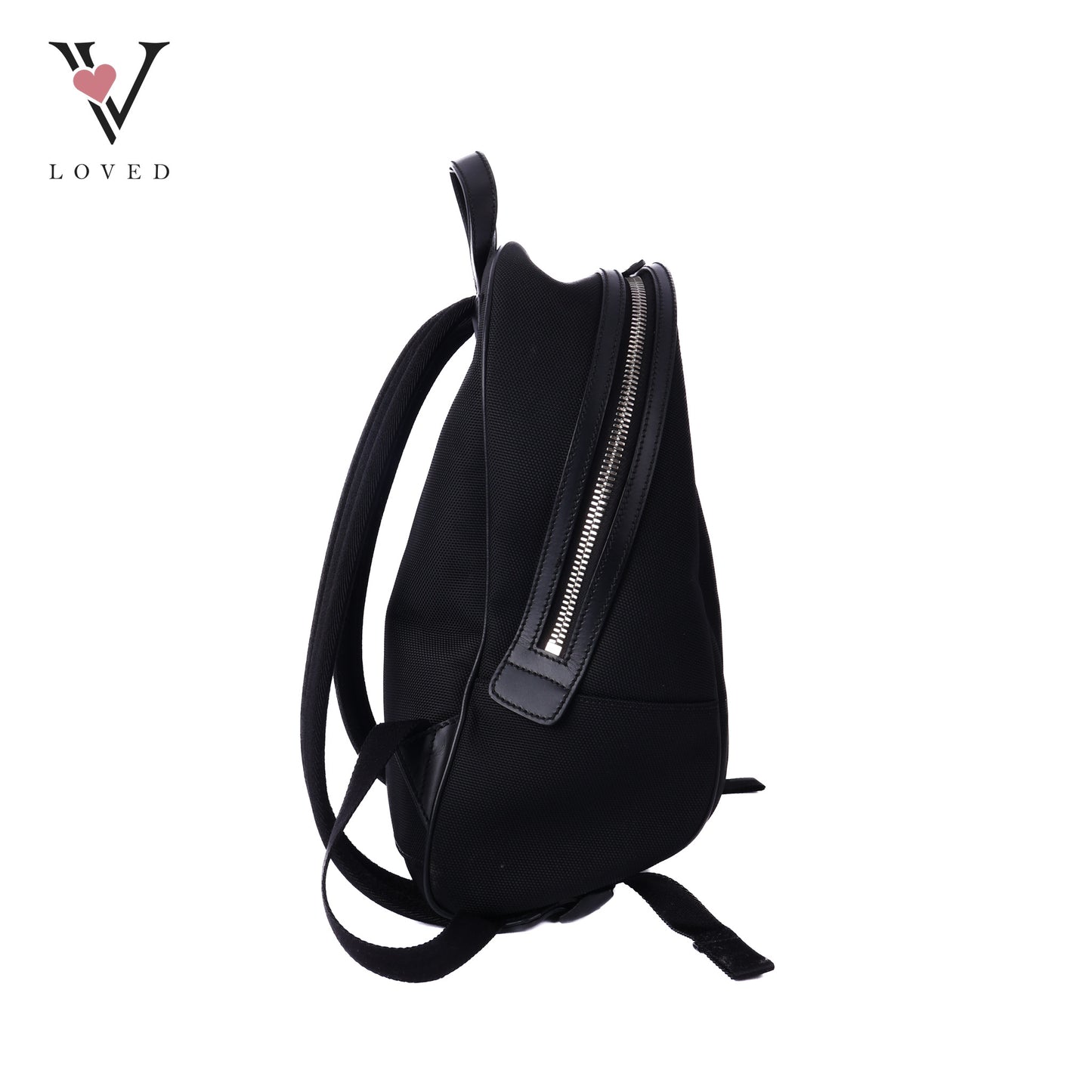 Black Canvas Techno Web Backpack
