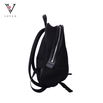 Black Canvas Techno Web Backpack