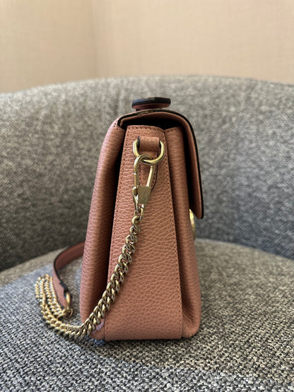 Gucci Interlocking G Top Handle Bag in Pink