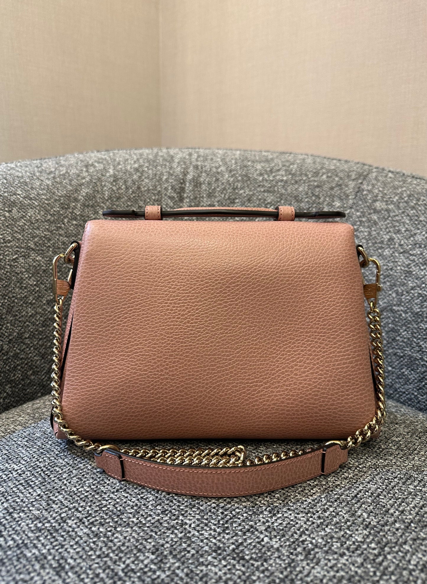 Gucci Interlocking G Top Handle Bag in Pink