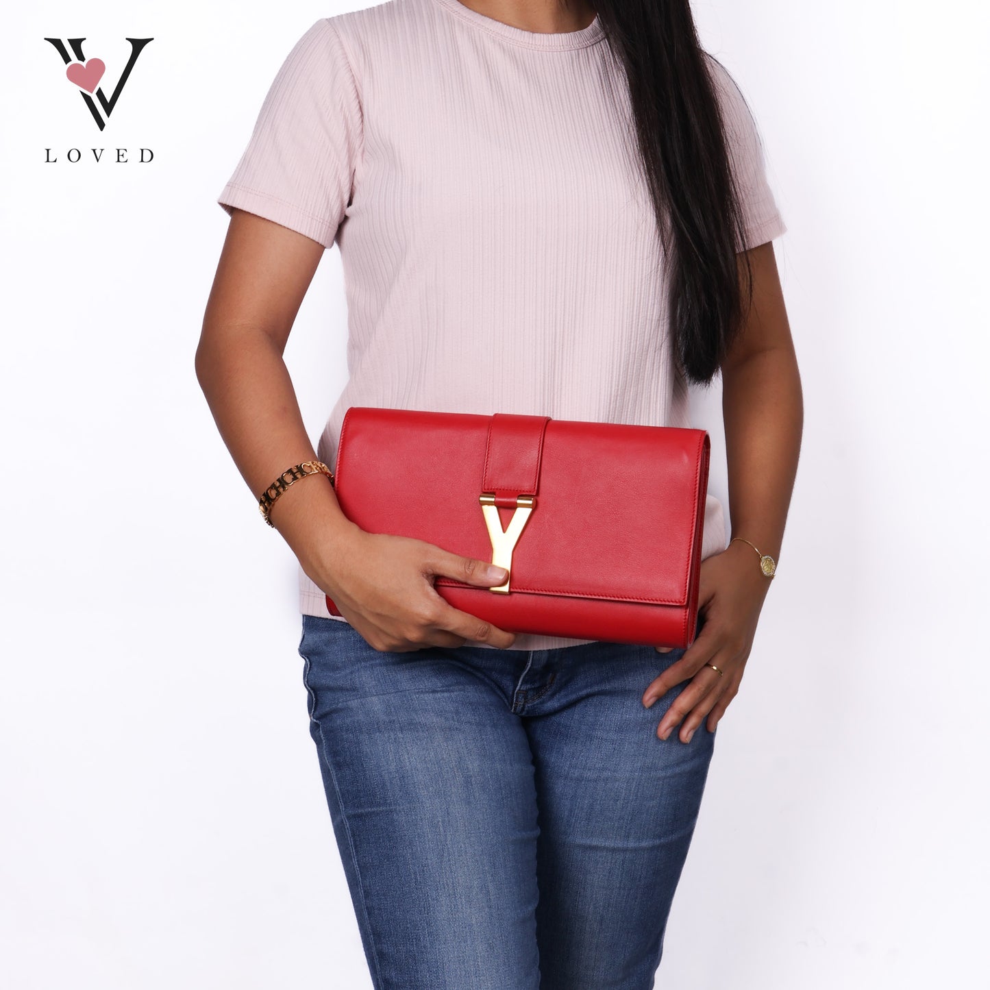 Y Ligne Clutch Red