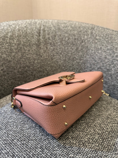 Gucci Interlocking G Top Handle Bag in Pink