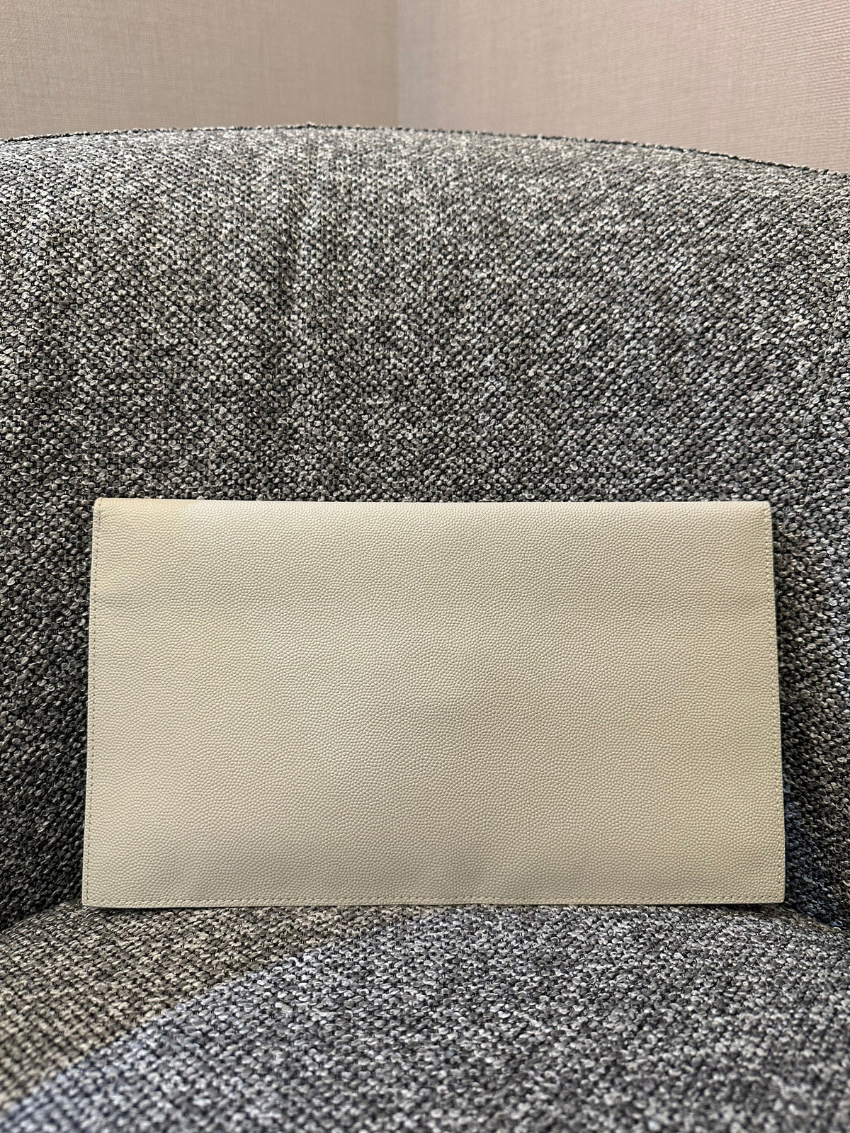 Yves Saint Laurent Uptown Pouch in White