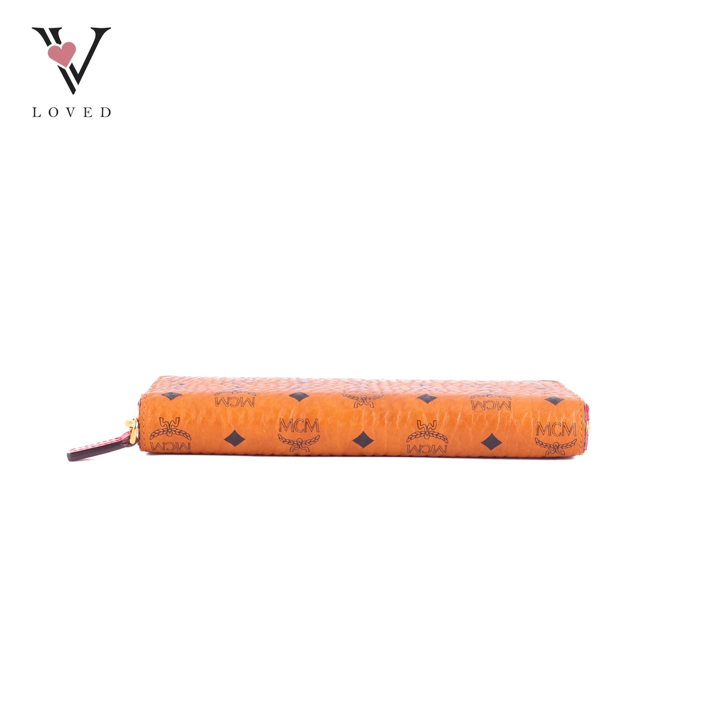 MCM Long Zip-Around Wallet in Visetos Monogram Coated Canvas