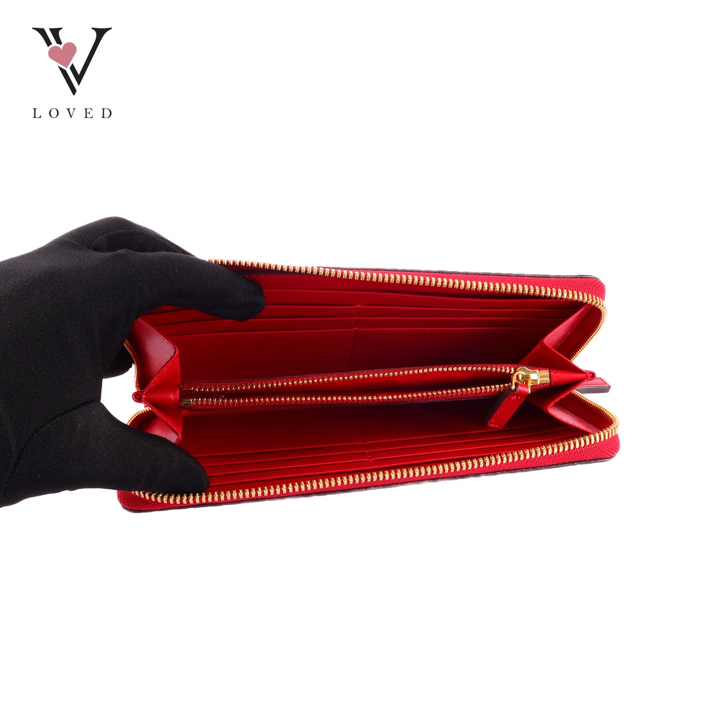 MCM Long Zip-Around Wallet in Visetos Monogram Coated Canvas