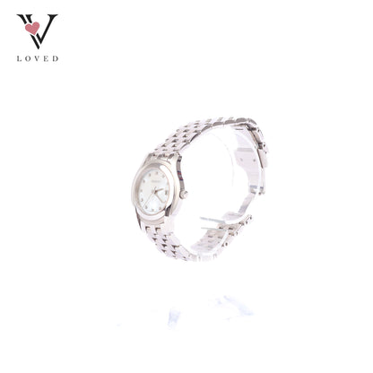 Gucci 5500L Classic Mother Of Pearl With Diamond Index Watch