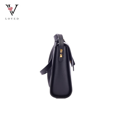 Burberry Black Leather Shoulder Bag