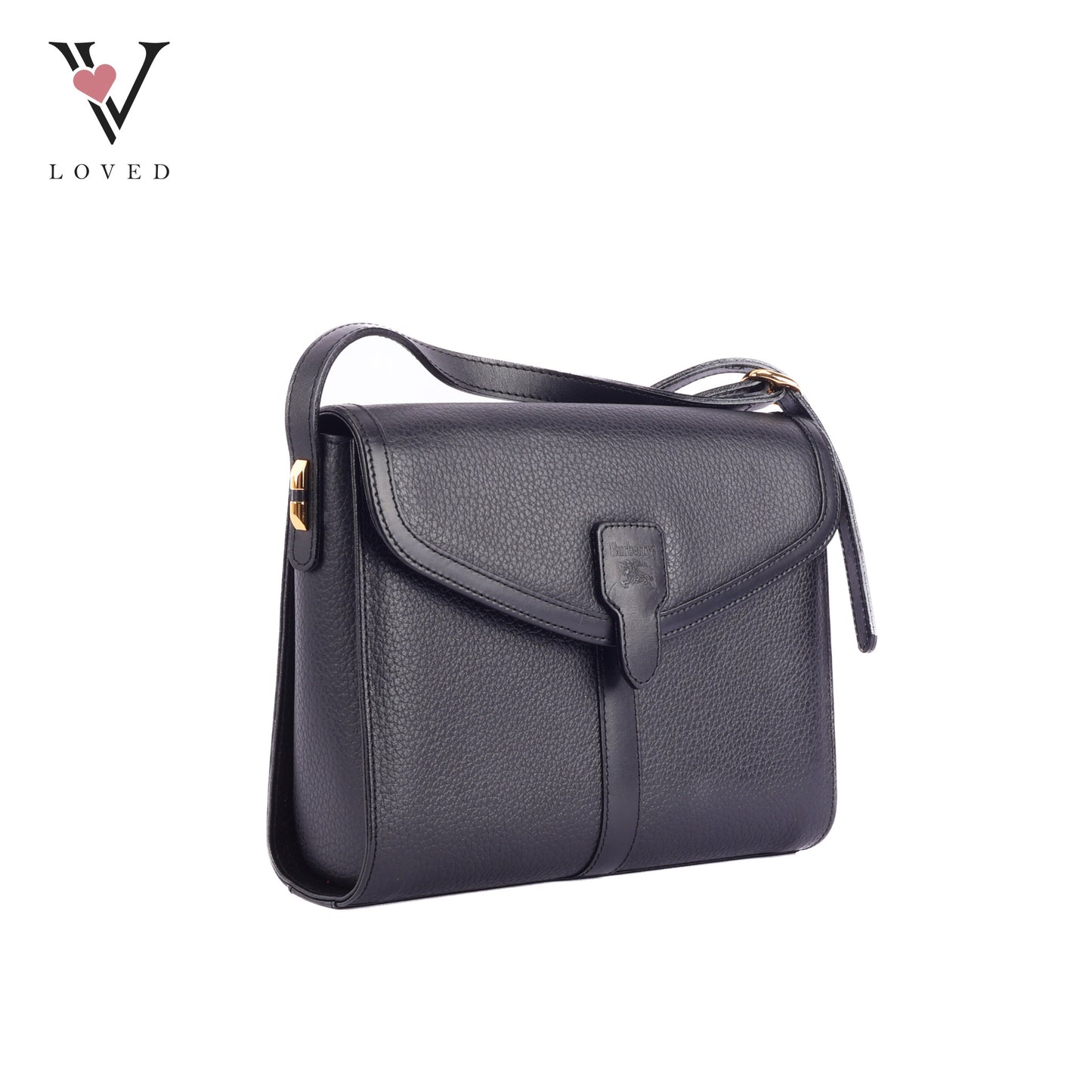 Burberry Black Leather Shoulder Bag