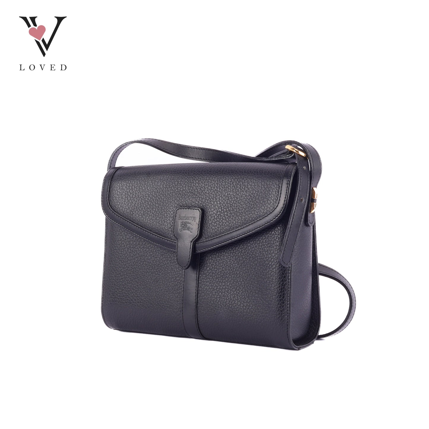 Burberry Black Leather Shoulder Bag