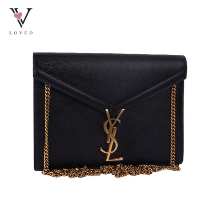 Grain De Poudre Monogram Cassandra Clasp Bag