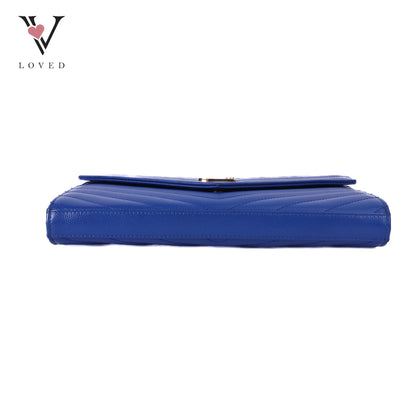 Cassandre Envelope Wallet On Chain Blue