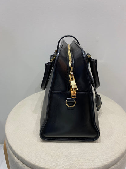 Yves Saint Laurent Baby Cabas in Black Leather