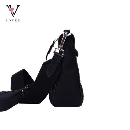 Black Nylon Re-Edition 2005 Shoulder Bag