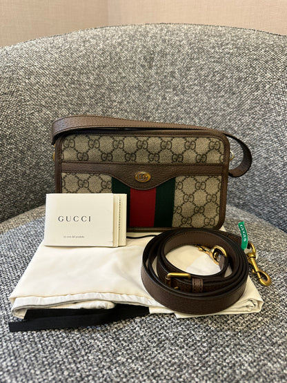 Gucci Ophidia Shoulder Bag GG Supreme Canvas