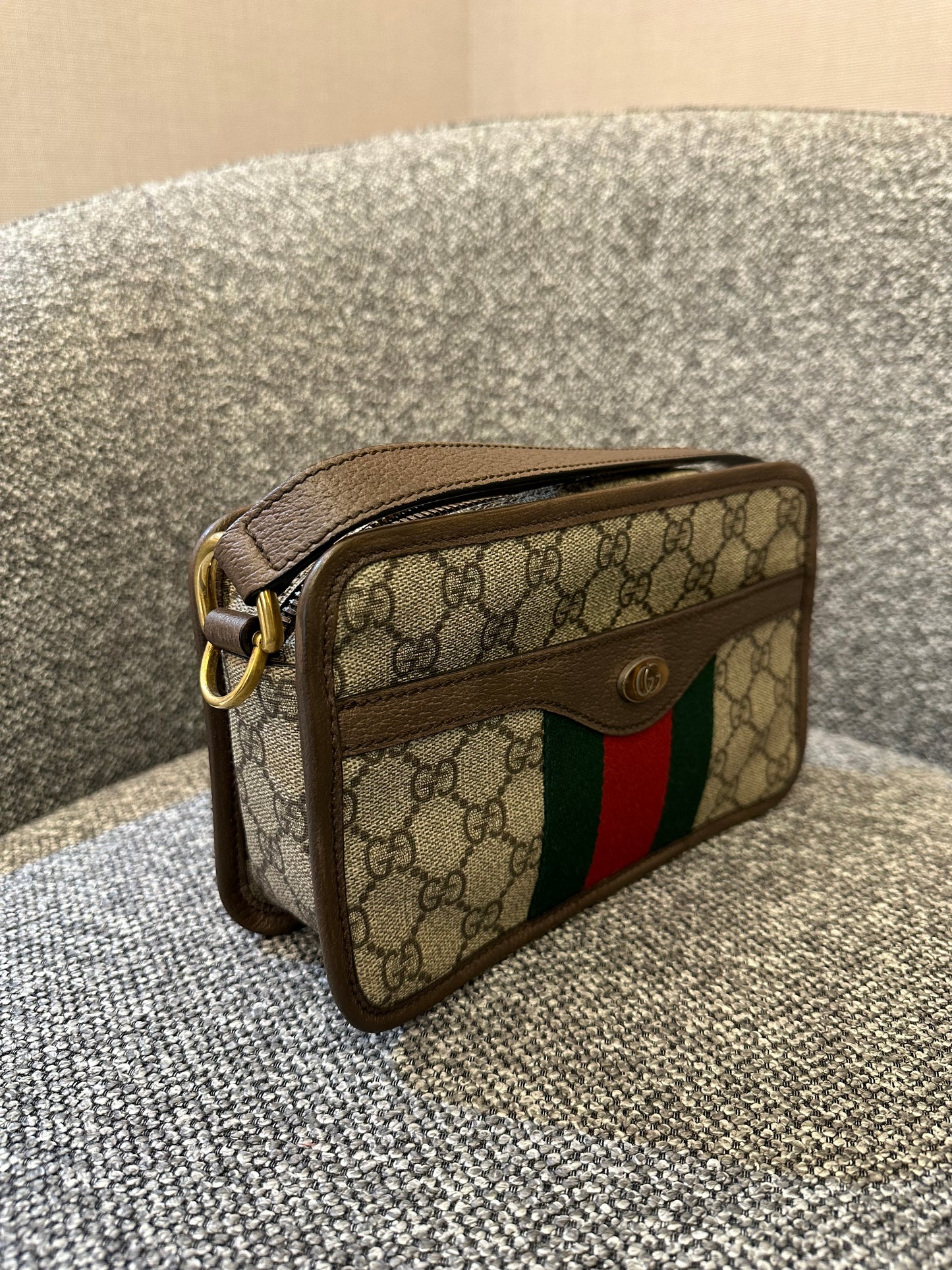 Gucci Ophidia Shoulder Bag GG Supreme Canvas