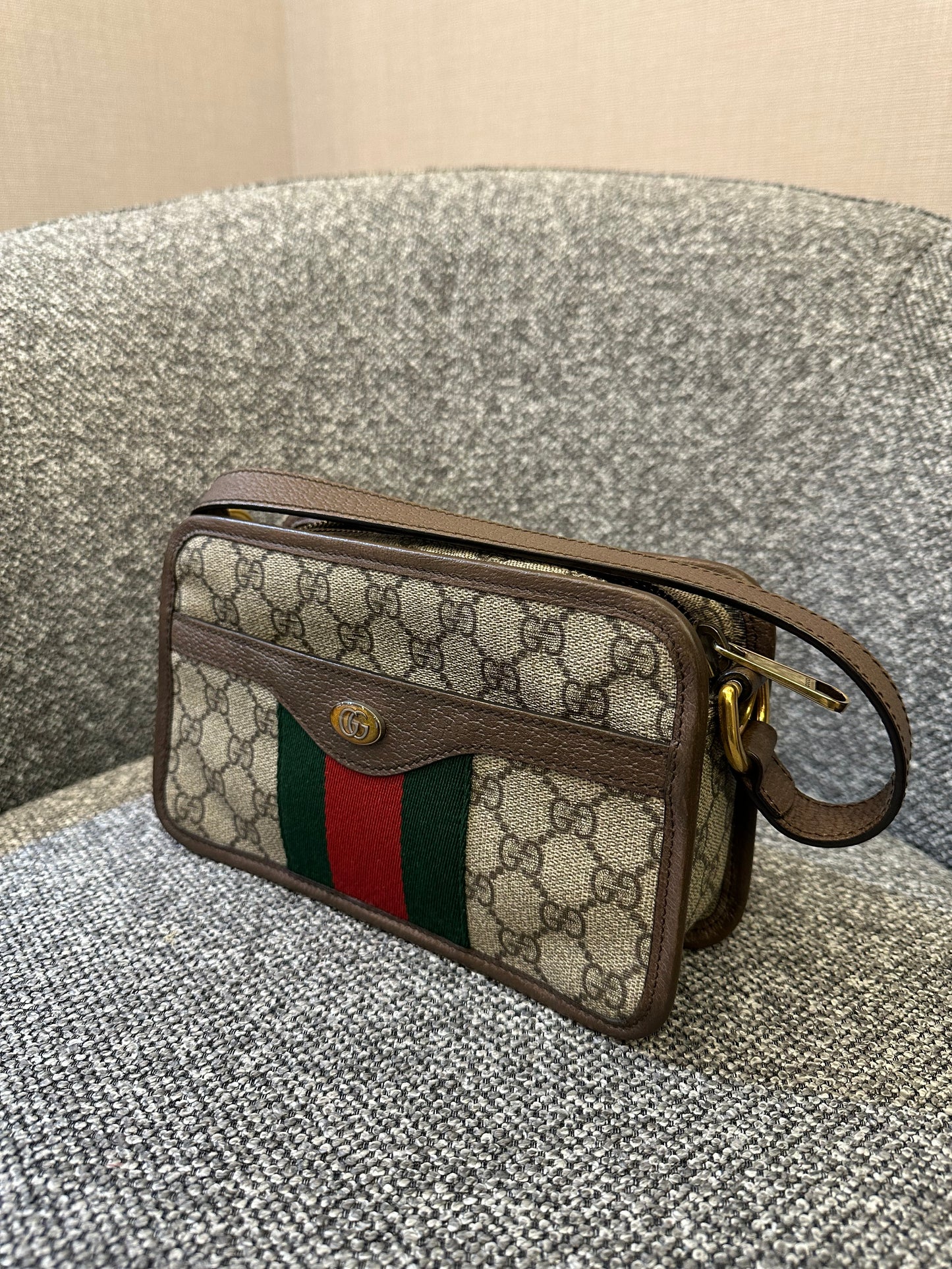 Gucci Ophidia Shoulder Bag GG Supreme Canvas