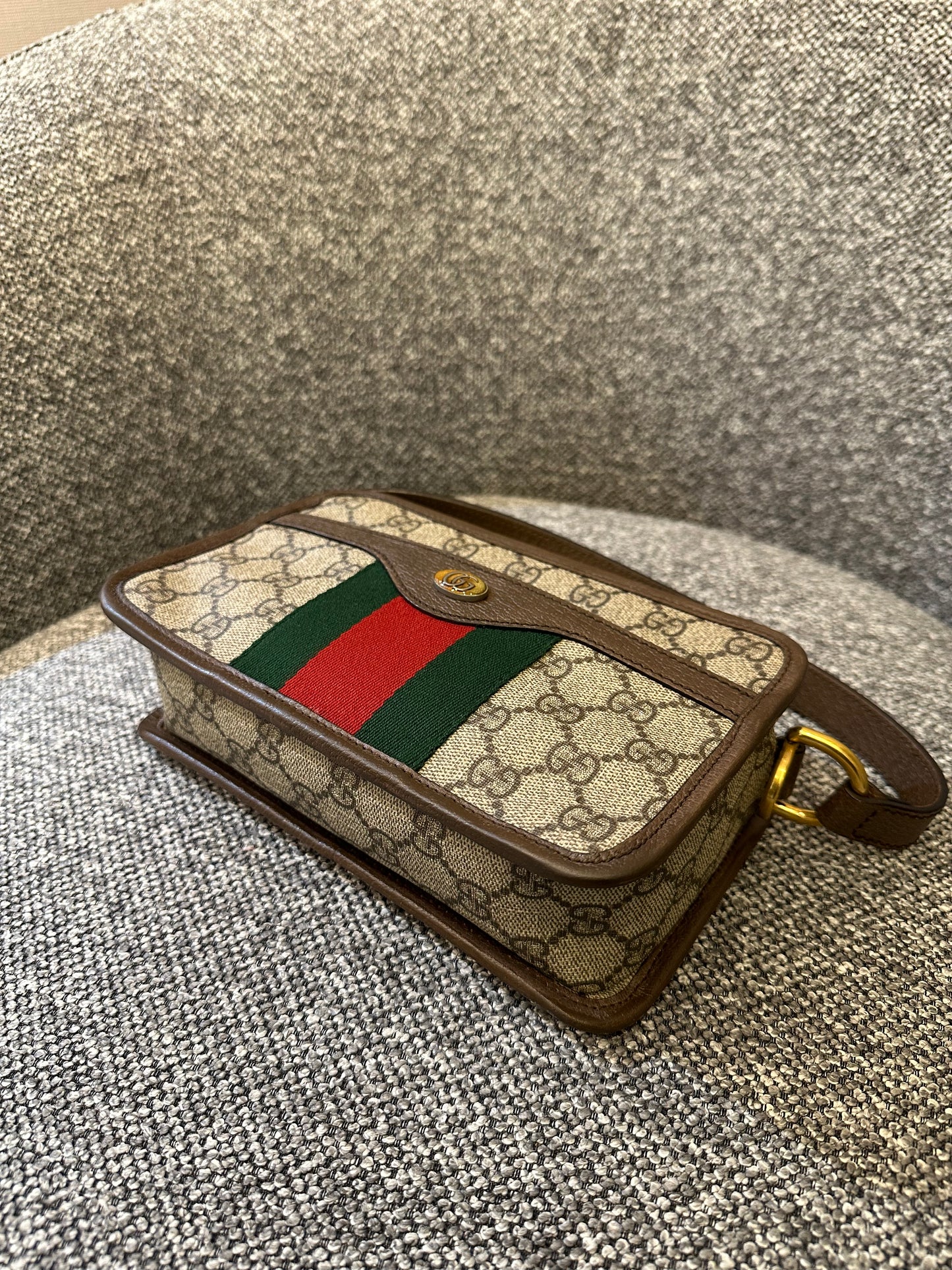 Gucci Ophidia Shoulder Bag GG Supreme Canvas
