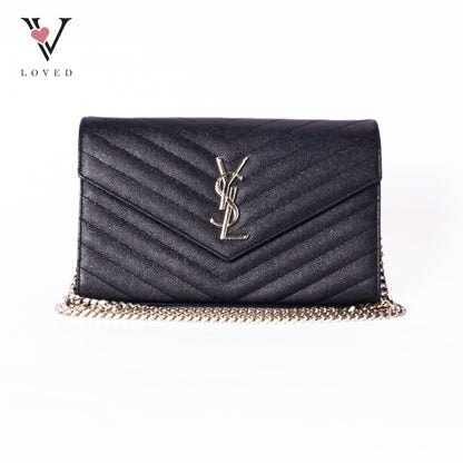 Cassandre Envelope Wallet On Chain Black