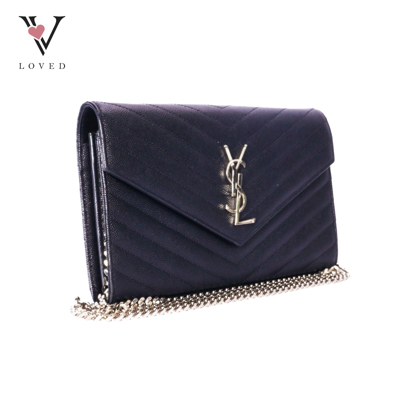 Cassandre Envelope Wallet On Chain Black