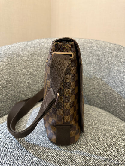 Louis Vuitton Brooklyn Messenger Bag in Damier Ebene