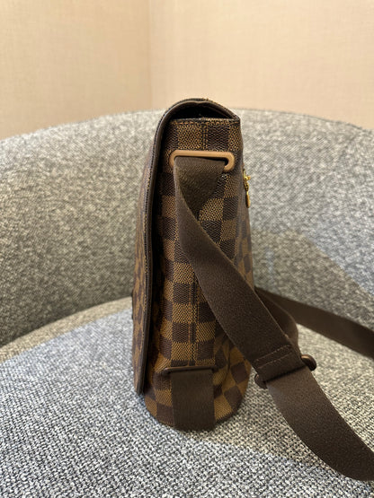 Louis Vuitton Brooklyn Messenger Bag in Damier Ebene