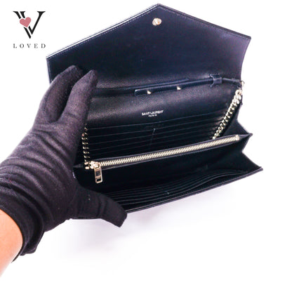 Cassandre Envelope Wallet On Chain Black
