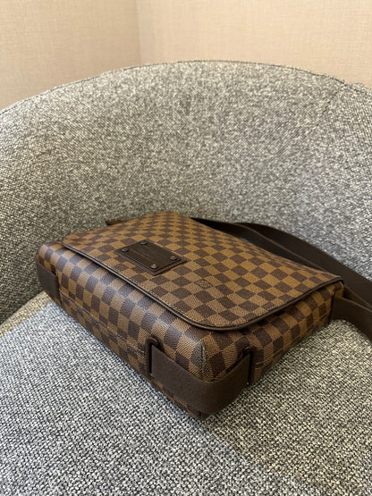 Louis Vuitton Brooklyn Messenger Bag in Damier Ebene