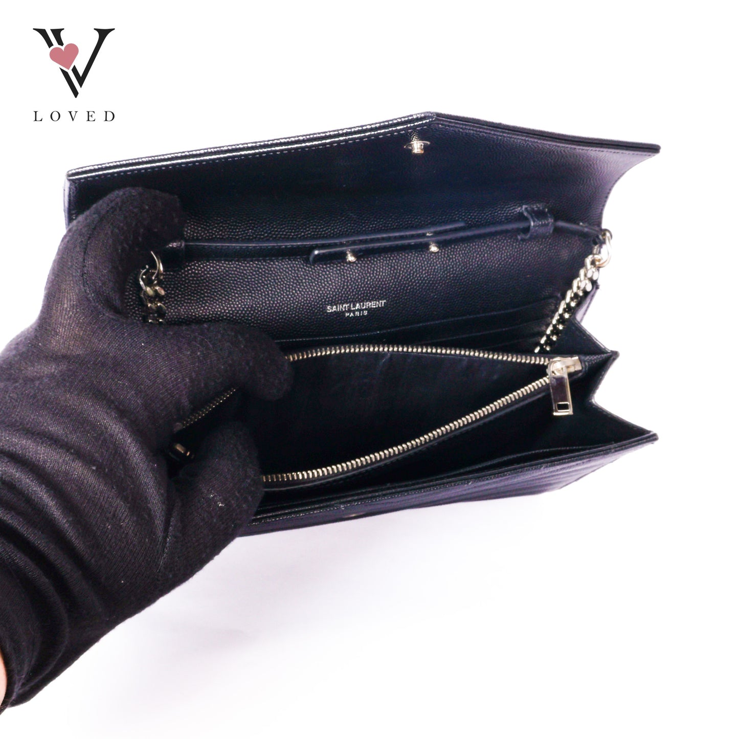Cassandre Envelope Wallet On Chain Black