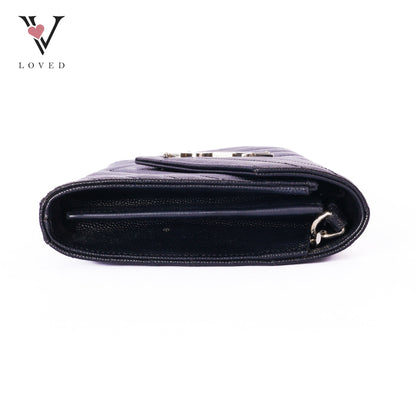 Cassandre Envelope Wallet On Chain Black