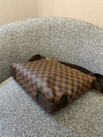 Louis Vuitton Brooklyn Messenger Bag in Damier Ebene