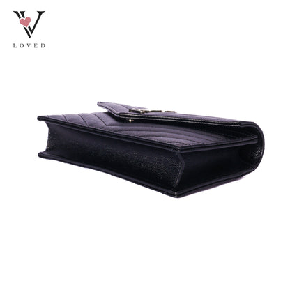 Cassandre Envelope Wallet On Chain Black Small